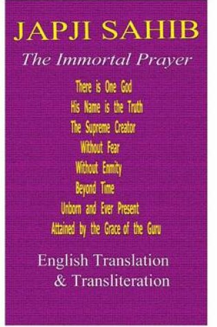 Cover of Japji Sahib - English Translation and Transliteration
