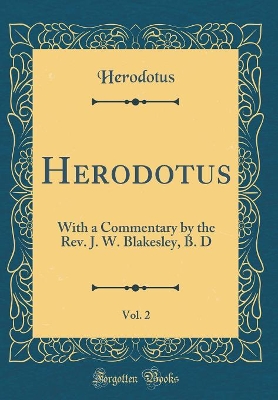 Book cover for Herodotus, Vol. 2