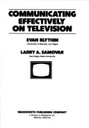 Book cover for Communicating Effectively on Television