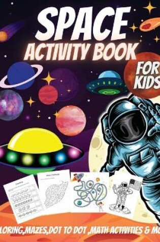 Cover of Space Activity Book For Kids