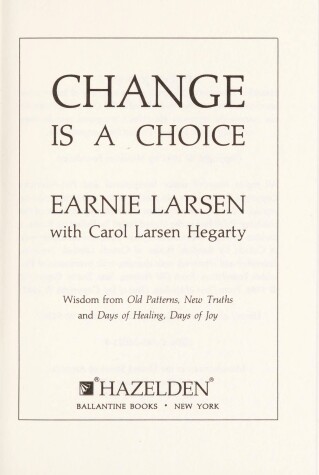 Book cover for Change is a Choice