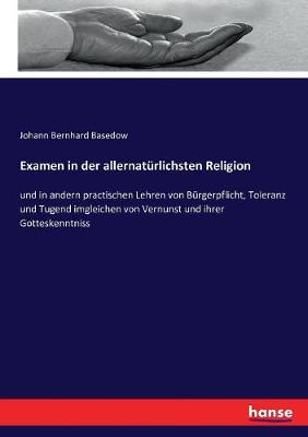 Book cover for Examen in der allernaturlichsten Religion