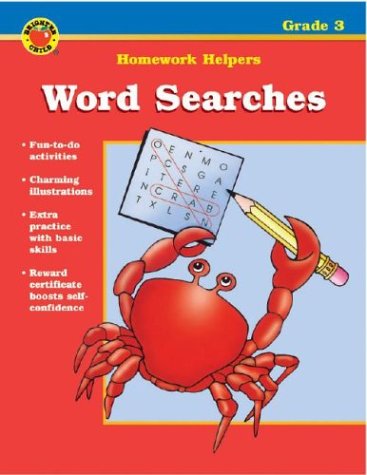 Book cover for Word Searches Homework Helper, Grade 3