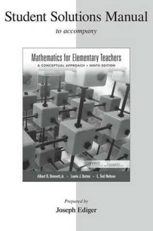Cover of Student Solutions Manual for Mathematics for Elementary Teachers