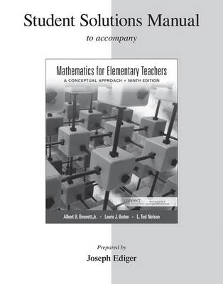 Book cover for Student Solutions Manual for Mathematics for Elementary Teachers