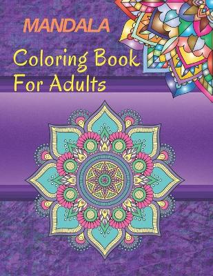 Book cover for Mandala Coloring Book for Adults