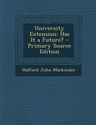 Book cover for University Extension