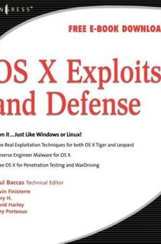 Cover of OS X Exploits and Defense