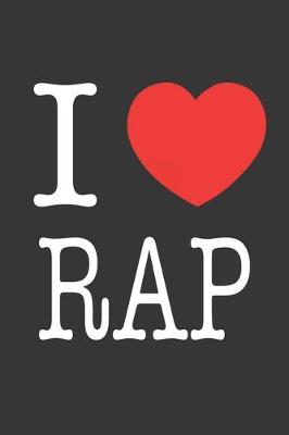 Book cover for I Heart Rap Notebook