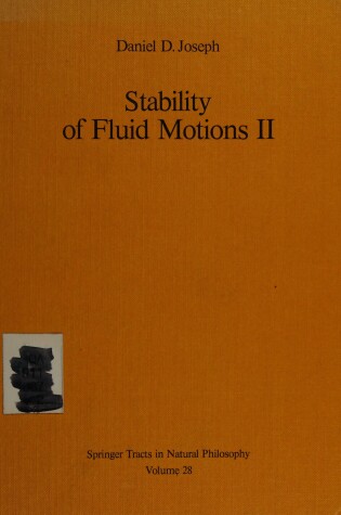 Cover of Stability of Fluid Motions I