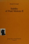 Book cover for Stability of Fluid Motions I