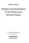 Book cover for Wunder und Wirklichkeit in den Briefen des Apostels Paulus