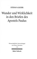 Book cover for Wunder und Wirklichkeit in den Briefen des Apostels Paulus