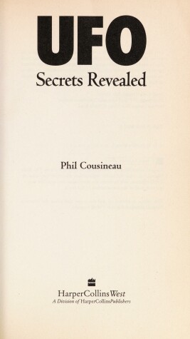 Book cover for UFO Secrets Revealed