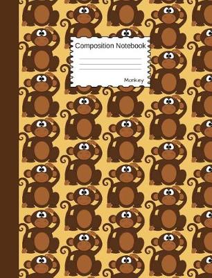 Book cover for Monkey Composition Notebook