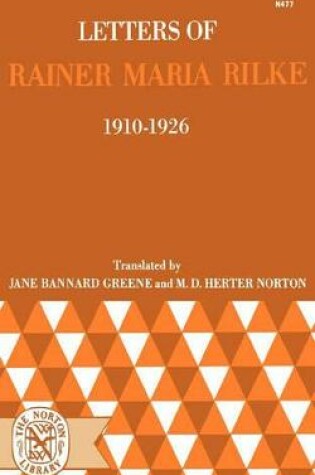Cover of Letters of Rainer Maria Rilke, 1910-1926