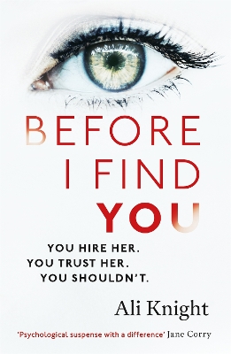 Book cover for Before I Find You