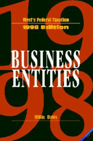 Cover of West S Federal Taxation, Volume IV: An Introduction to Business Entities, 1998