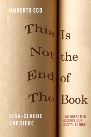 Cover of This is Not the End of the Book