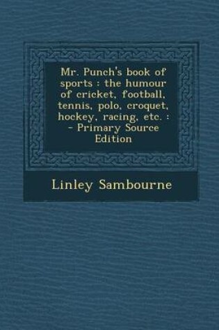 Cover of Mr. Punch's Book of Sports