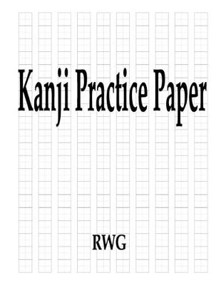 Book cover for Kanji Practice Paper