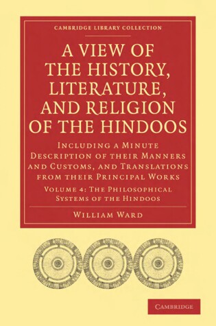 Cover of A View of the History, Literature, and Religion of the Hindoos: Volume 1, Objects of Worship