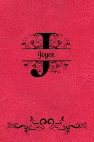 Cover of Split Letter Personalized Name Journal - Joyce