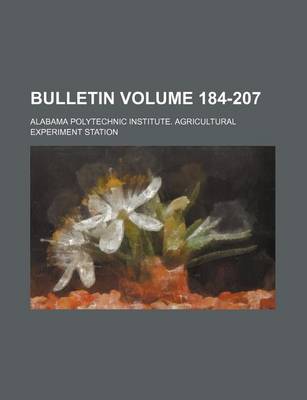 Book cover for Bulletin Volume 184-207