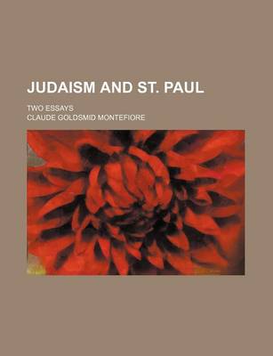 Book cover for Judaism and St. Paul; Two Essays