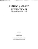 Book cover for Emilio Ambasz Inventions