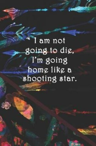 Cover of I am not going to die, I'm going home like a shooting star.
