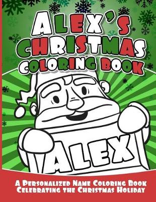 Book cover for Alex's Christmas Coloring Book