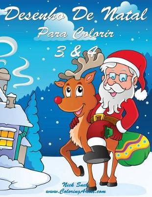 Cover of Desenho De Natal Para Colorir 3 & 4