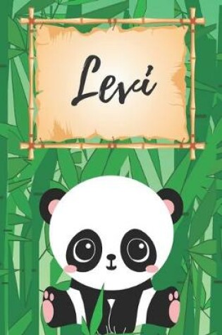 Cover of personalisiertes Notizbuch Panda / Malbuch / Kritzelbuch / Tagebuch / Journal / Notizheft / DIN A5 / Geschenke Levi