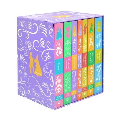 Book cover for Jane Austen: The Complete 7 Books Hardcover Books Box Set