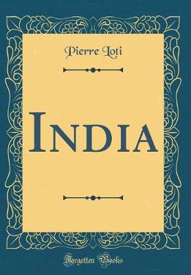 Book cover for India (Classic Reprint)