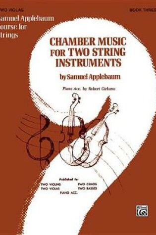 Cover of Chamber Music for Two String Instruments, Book III