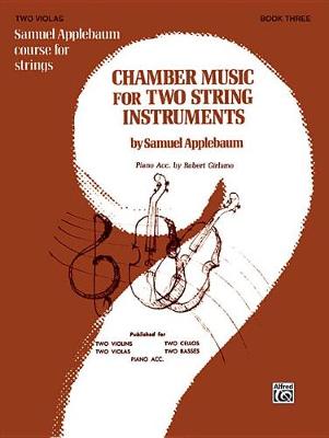 Book cover for Chamber Music for Two String Instruments, Book III