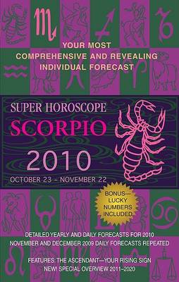 Book cover for Super Horoscope Scorpio