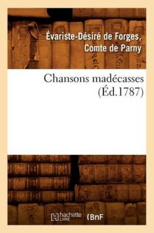 Cover of Chansons Madécasses (Éd.1787)