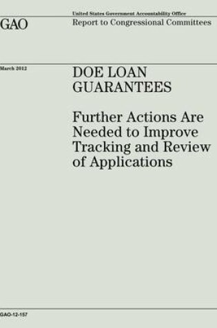Cover of DOE Loan Guarantees