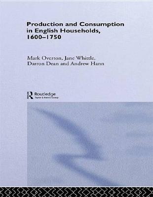 Book cover for Production and Consumption in English Households 1600-1750