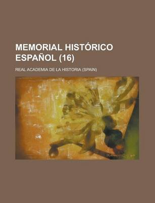 Book cover for Memorial Historico Espanol (16)