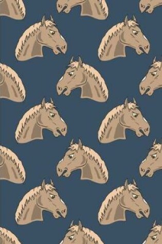 Cover of Cute Horses Head Pattern