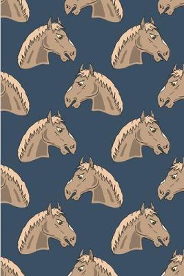 Book cover for Cute Horses Head Pattern