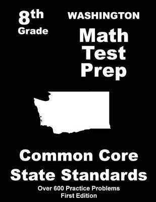 Book cover for Washington 8th Grade Math Test Prep