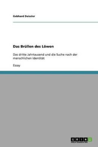 Cover of Das Brullen des Loewen