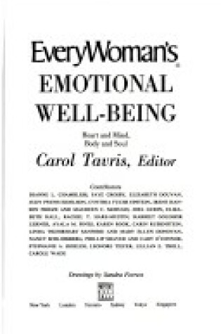 Cover of Everywoman's Emotional Well-Being