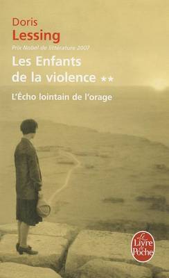 Cover of L'Echo Lointain de l'Orage (Les Enfants de la Violence, Tome 2)