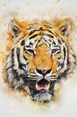 Cover of Tiger Portrait Watercolor Art Journal